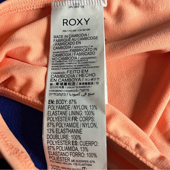 Roxy Women's Beach Classics Moderate Bikini Bottom, Size Small - Picture 7 of 7